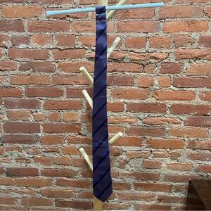 JOHN VARVATOS Purple silk tie